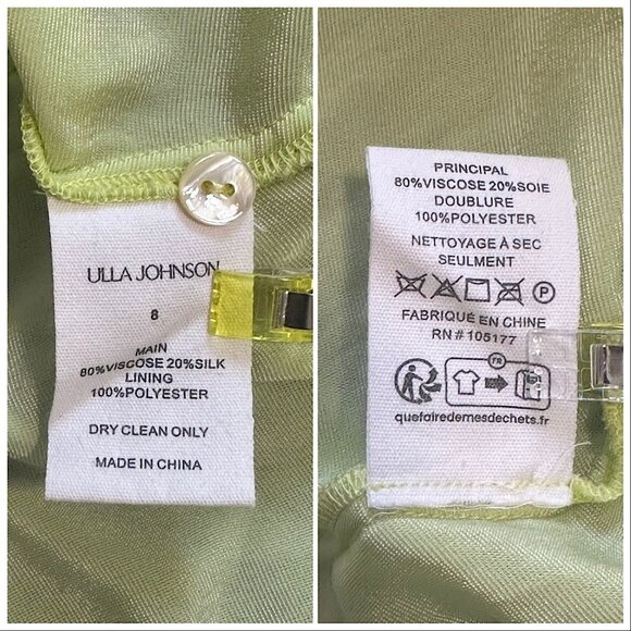 Ulla Johnson Cornelia Dress in Pistachio Green  Size 8 NWOT - Picture 8 of 16